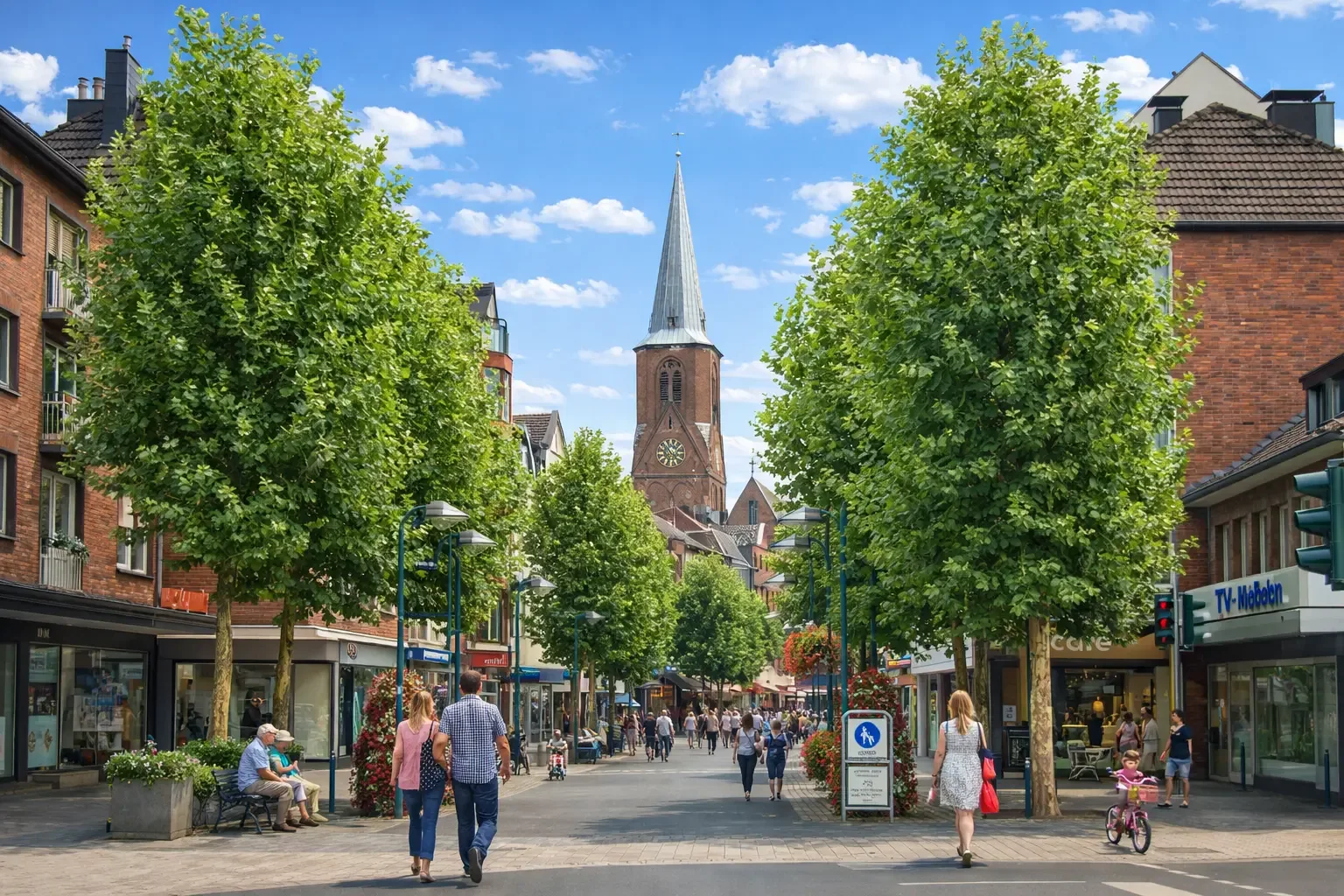 Stadtansicht von Grevenbroich