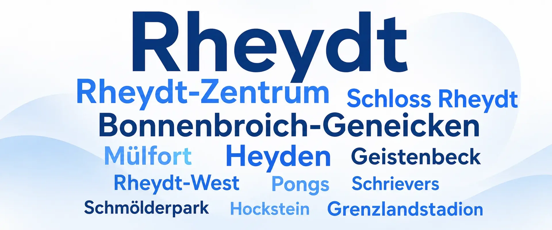 Rheydt – regionale Übersichtsgrafik